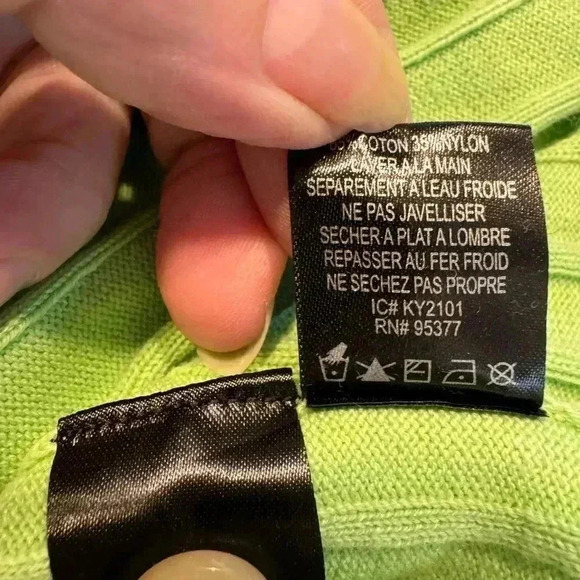 Sanctuary NWT women’s bright green cardigan pockets size medium - Picture 8 of 10